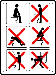 Правила пользования туалетом
