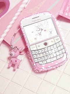 Скачать анимацию Розовый, блестящий телефон