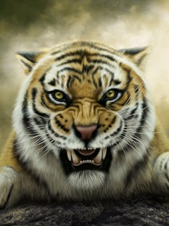 Скалящийся тигр
