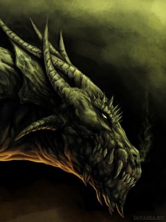 Крутая морда дракона