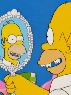 Гомер с дебильной улыбкой