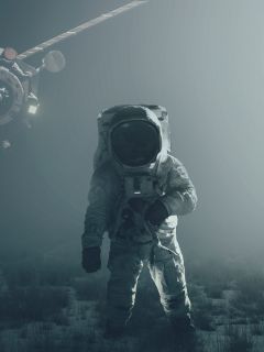 Космонавт на туманной планете