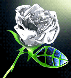 Металлическая роза