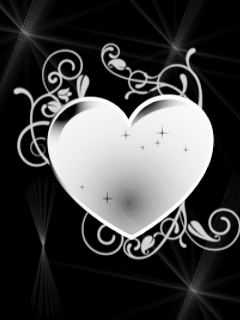 Черно-белое сердце