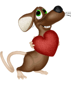 Мышка с сердцем