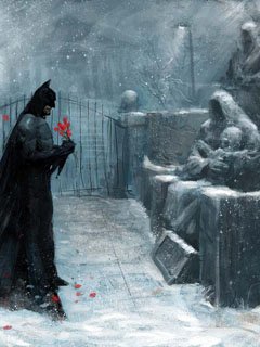 Бэтмен на кладбище