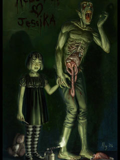 Девочка и зомби