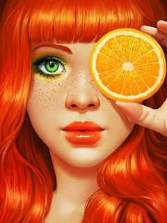 Девочка-апельсин
