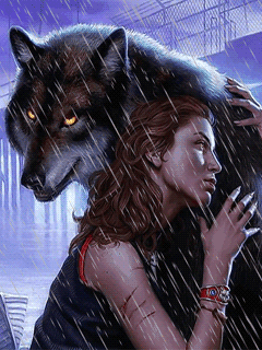 Волк и девушка