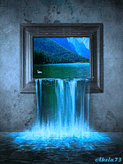 Вода из картины