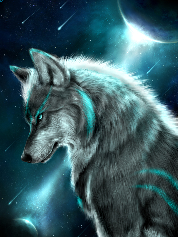 Задумчивый волк