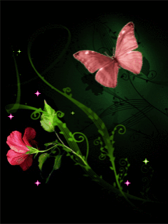 Бабочка и цветочек