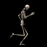 Идущий скелет