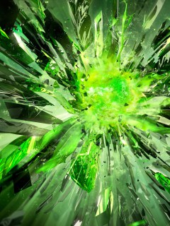 Абстракция Зелёный взрыв