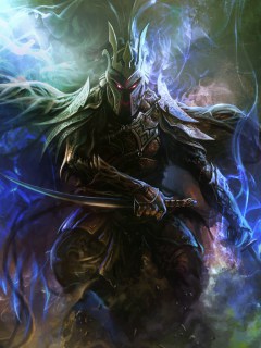 Рыцарь – демон с мечами