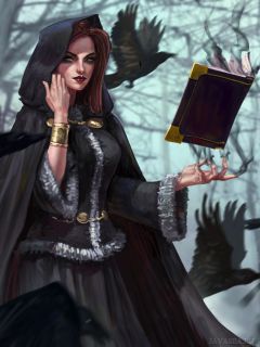 Ведьма, книга и вороны