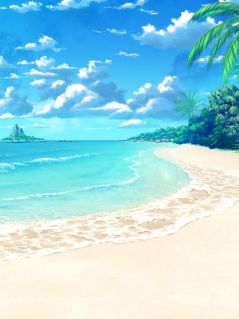 Райский аниме пляж