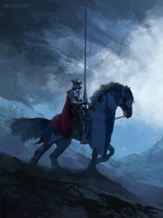Рыцарь в ночных горах