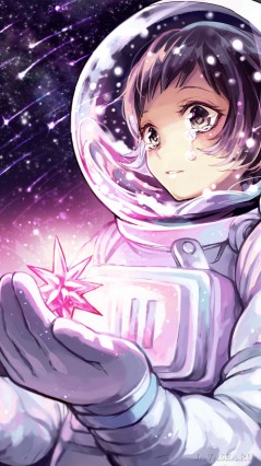 Девочка - космонавт со звездочкой