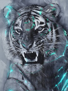 Абстракция Тигр