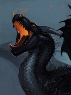 Зевающий дракон