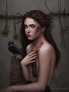 Девушка - ведьмина пленница
