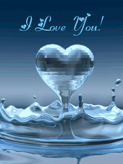 Я люблю тебя (сердце из воды)