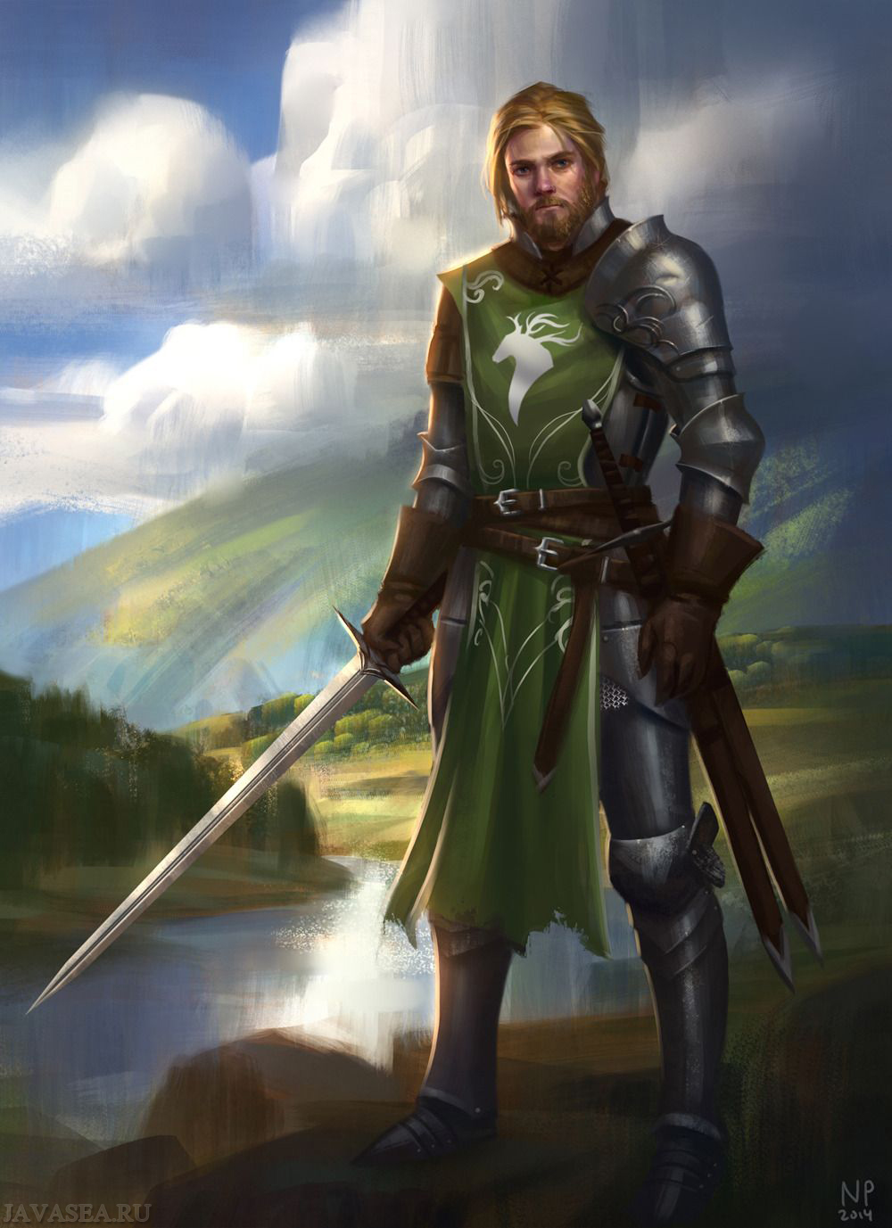 Благородный воитель 40. Орис Баратеон. Рыцарь Дунэдайн. Паладин-оруженосец арт.