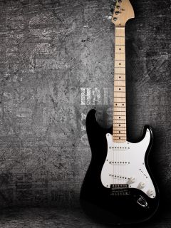 Черно-белая гитара