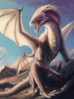 Орущий белый дракон