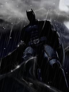 Бэтмен в дождь