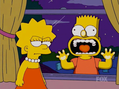 Кривляющийся Барт и Лиза