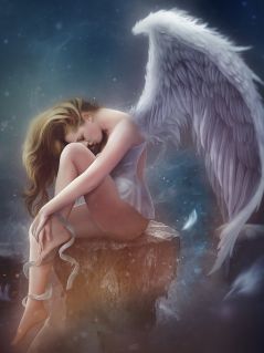 Печальная девушка - Ангел