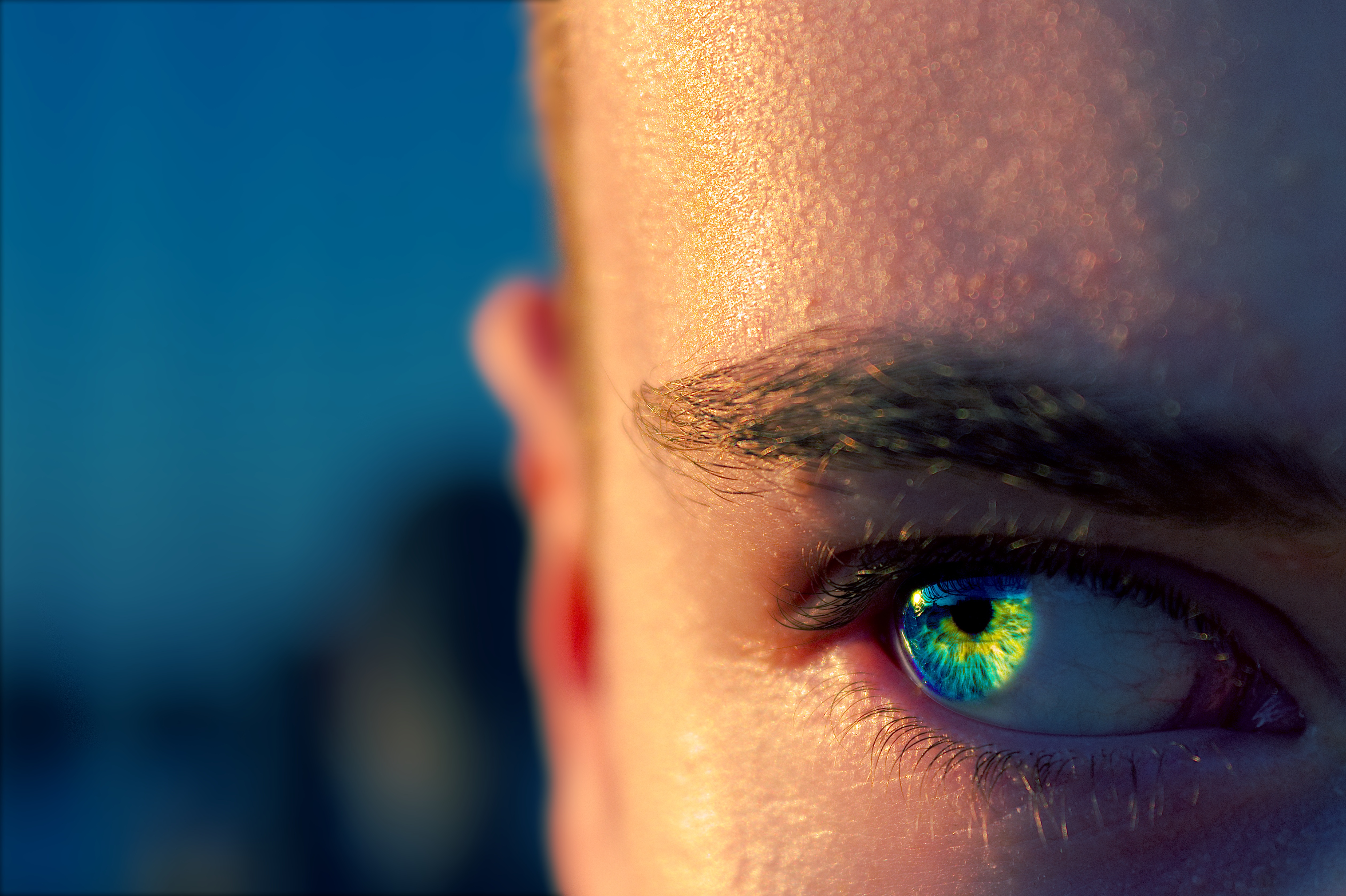 Сине-зелёный глаз