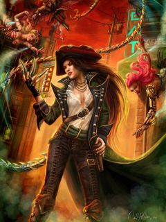 Девушка – пират в альтернативном будущем