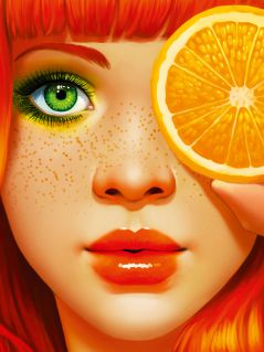 Девочка-апельсин