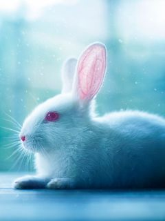 Голубой кролик и пылинки