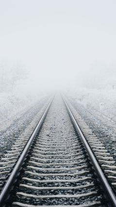 Железная дорога в тумане
