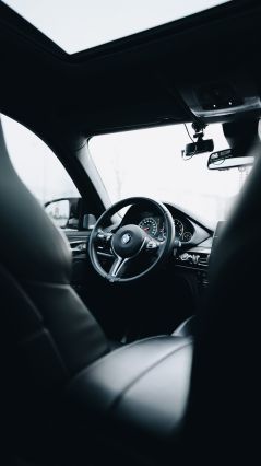 Интерьер кабины BMW