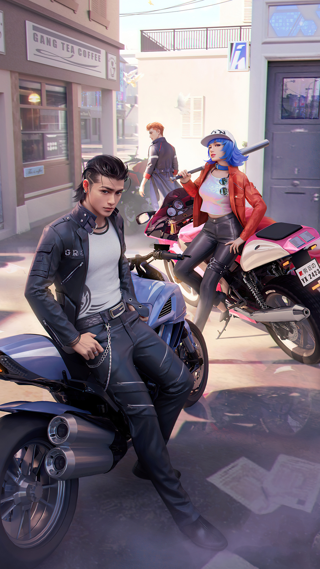 Подростки на мотоциклах