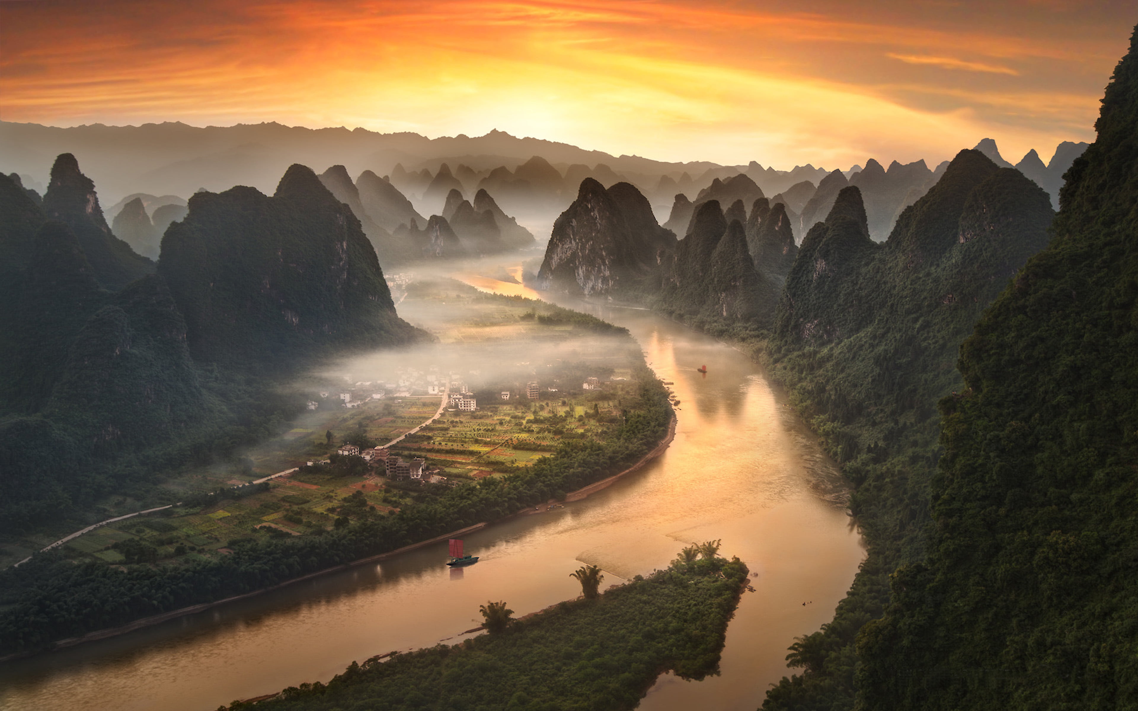 Река Ли В Китае