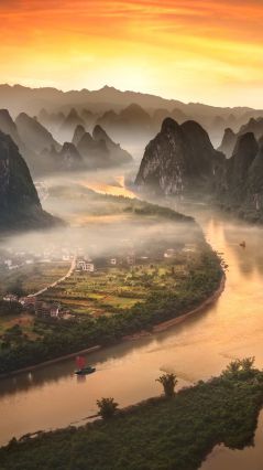 Река Ли В Китае